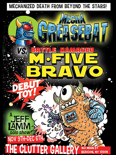 Mecha Greasebat vs. Battle Damaged M5 Bravo